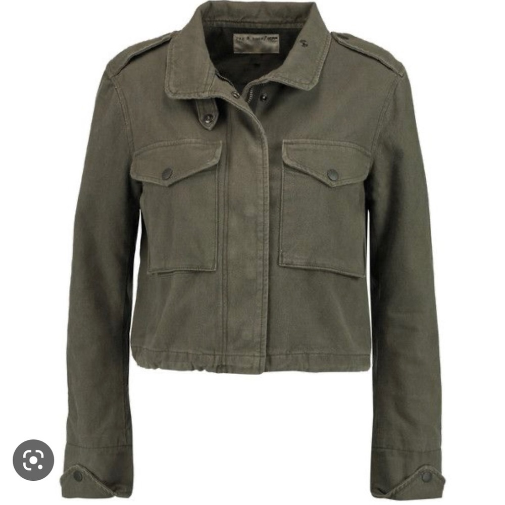 COPY - Rag & Bone Military Green Crop Jacket